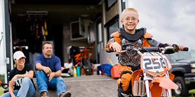 Motorcyle loans - Family ride - Oregon State Credit Union